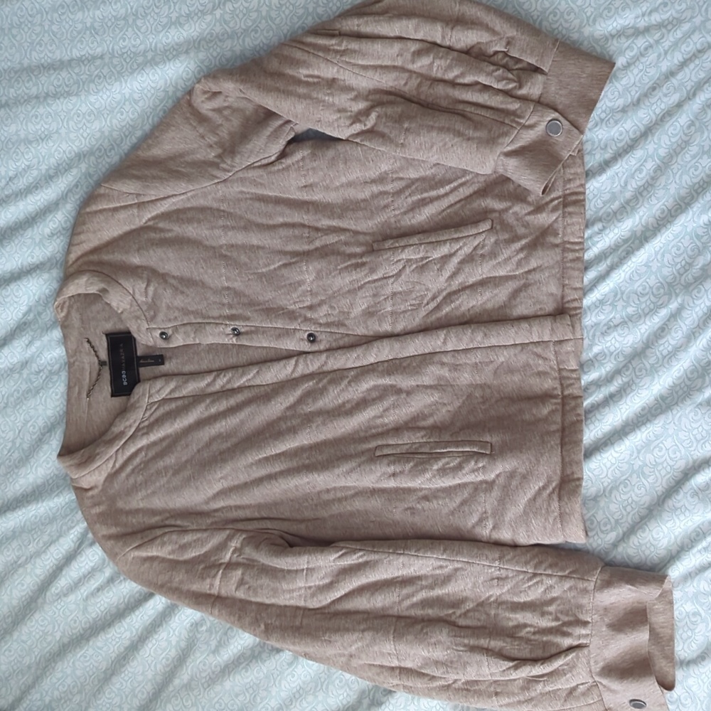 BCBG Max Azria Heather Khaki Brown Tan Jacket